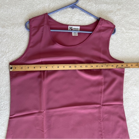 Maggie Sweet Women Sleeveless Shift Midi Dress Pink Medium - Picture 5 of 8